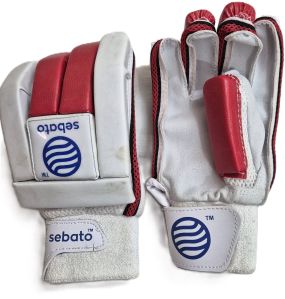 Plain PU Batting Gloves For Cricket Use