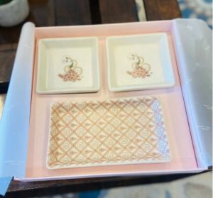 3 Platter Printed Gift Set