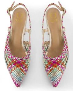 Party Poppers Mule Heel Sandal