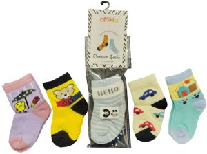 Amiha Cotton Kids Socks, Technics : Knitted