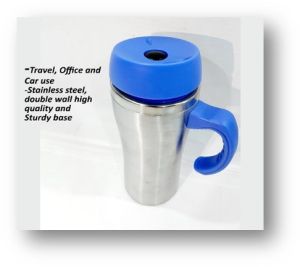 Plain Polished Stainless Steel Aquanta Coffee Mug