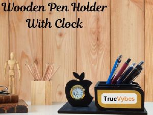 Wooden Pen Stand