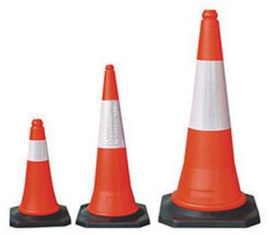 Fortune Plastic Safety Cones, Shape : Conical