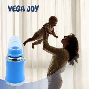 Voik Vega Joy Blue Stainless Steel Baby Feeding Bottle 140ml