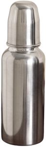 Voik Vega Round Stainless Steel Baby Feeding Bottle 240ml