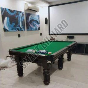 Polished Mango Wooden Pool Table, Shape : Rectangular