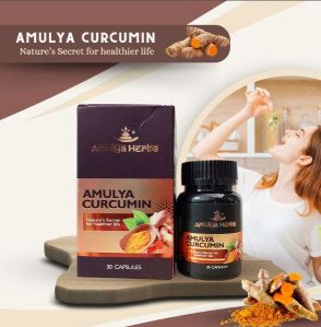 Amulya Curcumin Capsules For Supplement Diet