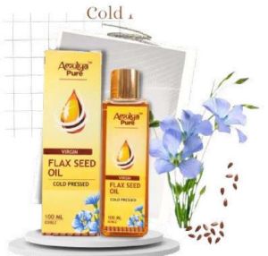 Cold Pressed Natural Amulya Flax Seed Oil, Packaging Type : Bottle