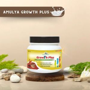 Amulya Growth Plus Chocolate Powder, Packaging Type : Plastic Container