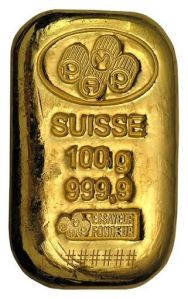 100 Gram Gold Bar