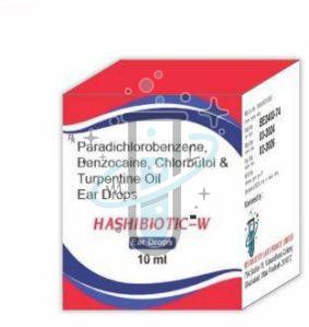 Harshibiotic-W Ear Drops, Sealing Type : Screw Cap