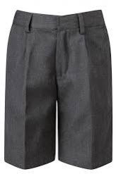 Boys Poly Viscose School Shorts, Technics : Machine Made