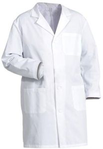 Polyester Plain Poly Viscose Doctor Coat For Hospital