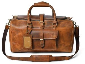 Brown Leather Duffle Bags