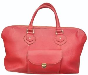 Ladies Pink Leather Handbags