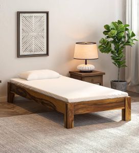 Wooden Single Bed For Home, Hotel