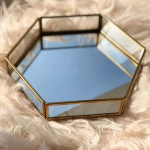 Hexagon Glass Tray