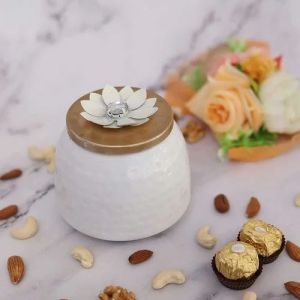 Metal Dry Fruit Jar