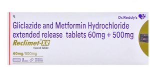 Gliclazide and Metformin Hydrochloride Extended Release Tablets