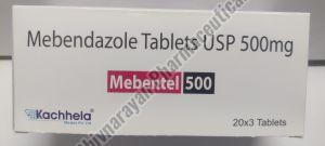 500mg Mebendazole Tablets, Packaging Type : Stripe