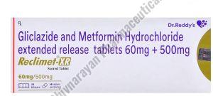 Gliclazide and Metformin Hydrochloride Extended Release Tablets