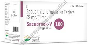 Sacubrook-V 100 Sacubitril And Valsartan Tablets