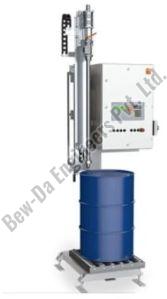 Semi-Automatic Electric Polished Mild Steel 50 Hz Single Barrel Filling Machine, Capacity : 30 Barrel/Hour