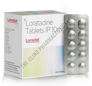 Lorastat Loratadine 10 Mg Tablet, Color : White 100 %, Medicine Type : Allopathic