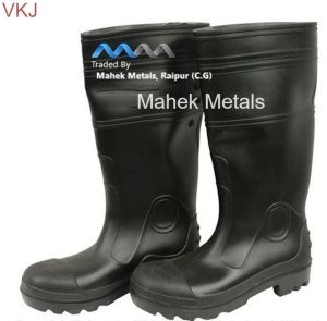 Safety PVC Gumboots, Color : Black