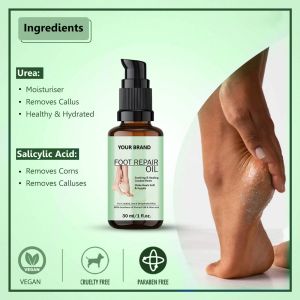 Foot Cracked Heel Repair Oil, Weight : 30ml