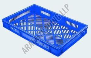 600 X 400 X 80mm Complete Ventilated Plastic Crate