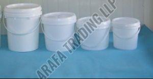 White Plastic Bucket For Household