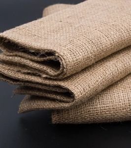 Plain Natural Jute Fabric For Shopping Bags, Used Making Garments