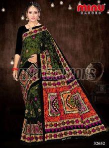 Special Batik Printed Cotton Saree, Technics : Machine Made