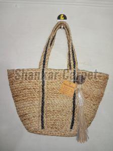 Jute Shopping Bags, Handle Type : Loop Handle