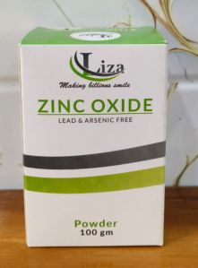 Liza Zinc Oxide Powder, Packaging Size : 100gm