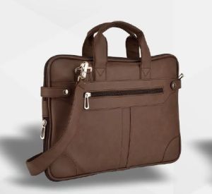 Non Leather Brown Laptop Bag