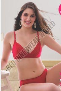 Ladies Red Lingerie Set