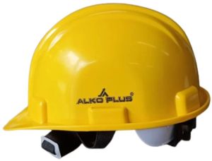 90 Kg Yellow PVC Safety Helmet For Construction