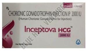 Inceptova HCG 2000IU Injection, Packaging Type : Box