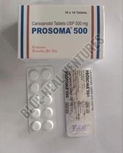 Prosoma 500mg Tablet, Packaging Type : Box