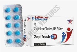 Zopifresh 7.5mg Tablet, Packaging Type : Box