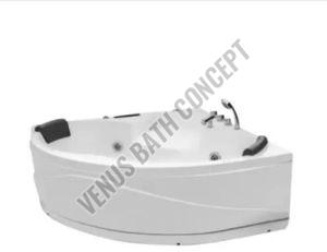 Plain Acrylic Corner Bathtub, Color : White