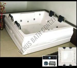 Square Acrylic Jacuzzi Bathtub For Bathroom