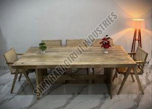 Wooden 8 Seater Dining Table Set With Chairs