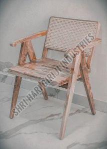 Wooden Rattan Cane Chair For Hotel, Home