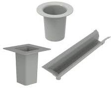 GRP Rainwater Gutter, Color : Grey