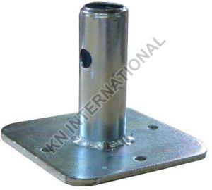 Soy Wax Polished Scaffolding Base Plate, Color : Grey