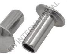 Polished Metal Solid Head Rivets, Color : Grey