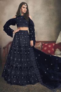 Ladies Designer Lehenga, Sleeve Type : Short Sleeve, Half Sleeve, Full Sleeve